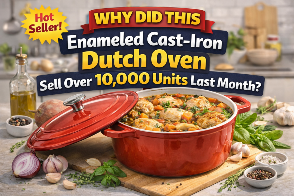 Why Did This Enameled Cast-Iron Dutch Oven Sell Over 10,000 Units Last Month?